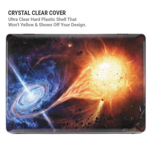 StockTrek Binary System Orbiting near a Black Hole MacBook Pro 14in (2021-24) Case plus Skin